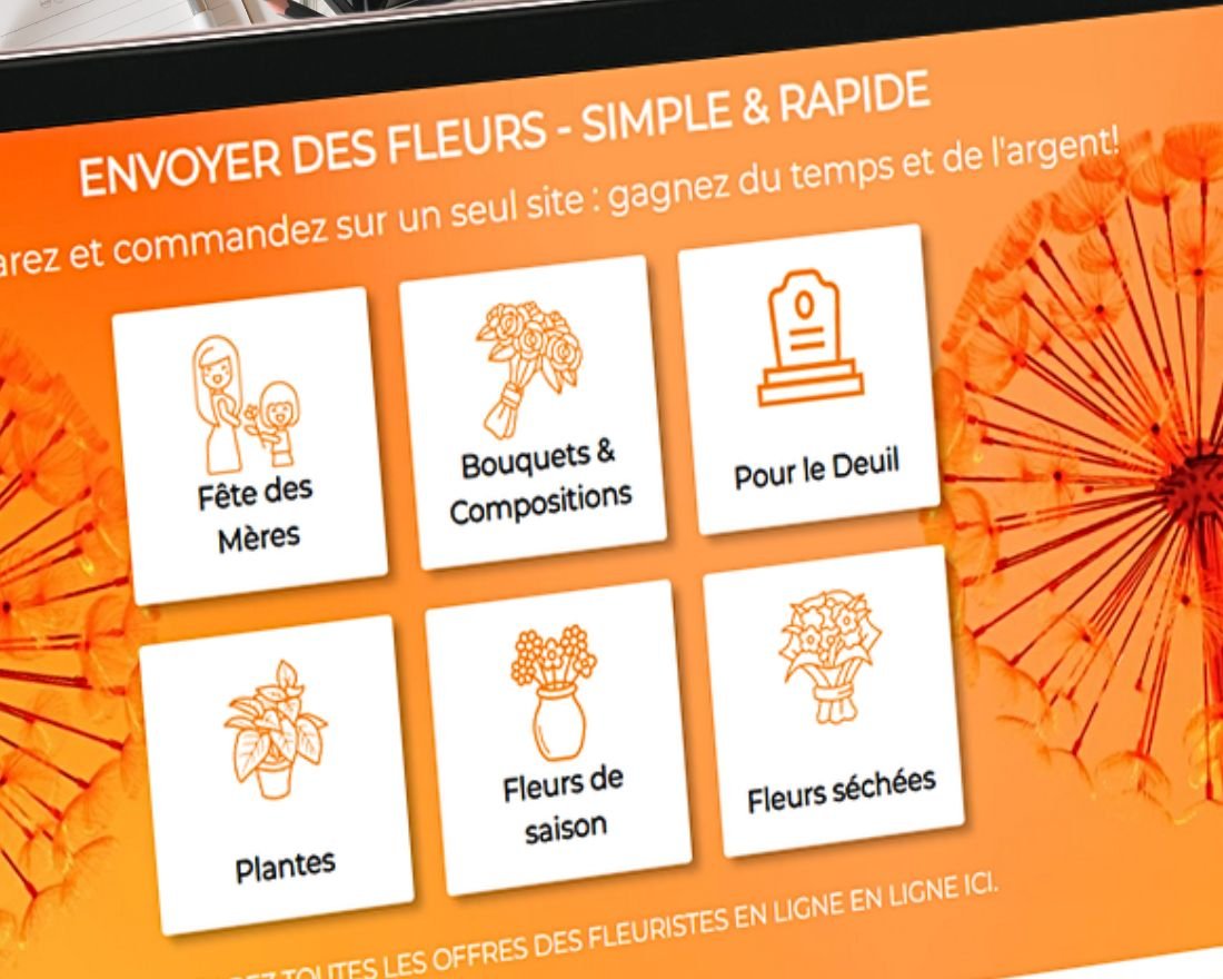 création site internet référencement seo positionnement bloomyrama comparateur de fleurs